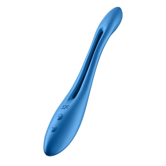 Satisfyer Elastisches Spiel - aufladbares, flexibles Paarvibrator (blau) 