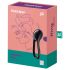 Satisfyer Majestic Duo - wiederaufladbarer, wasserdichter Penisring (schwarz)