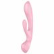 Satisfyer Triple Oh - Akkubetriebener Vibrator mit Klitorisarm (Pink) 