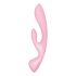 Satisfyer Triple Oh - Akkubetriebener Vibrator mit Klitorisarm (Pink) 