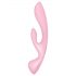 Satisfyer Triple Oh - aufladbarer Vibrator mit Klitorisarm (pink)