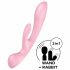 Satisfyer Triple Oh - Akkubetriebener Vibrator mit Klitorisarm (Pink) 