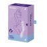 Satisfyer Curvy Trinity 2 - Akkubetriebener Luftwellen 3in1 Vibrator (Lila) 