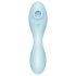 Satisfyer Curvy Trinity 5+ - Intelligenter Luftwellen 2-in-1 Vibrator (Blau)