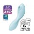 Satisfyer Curvy Trinity 5+ - intelligenter Luftwellen 2in1 Vibrator (blau) 