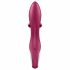 Satisfyer Embrace Me - wiederaufladbarer Vibrator mit Klitorisarm (rot) 