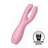 Satisfyer Dreier 3 - wiederaufladbarer Klitorisvibrator (rosa) 