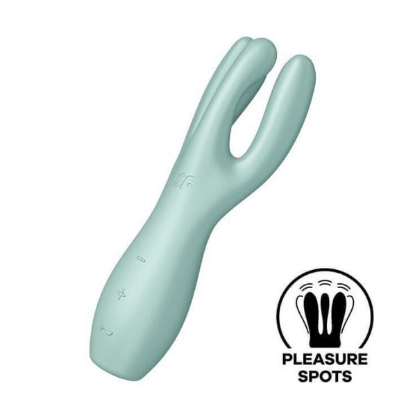 Satisfyer Threesome 3 - akkubetriebener Klitorisvibrator (Minze) 