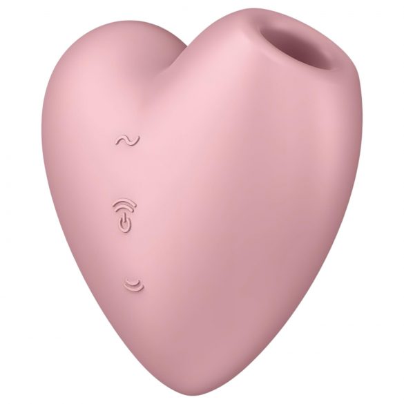 Satisfyer Cutie Heart - Wiederaufladbarer Druckwellen-Vibrator für den Kitzler (Pink)