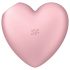 Satisfyer Cutie Heart - Wiederaufladbarer Druckwellen-Vibrator für den Kitzler (Pink)