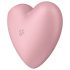 Satisfyer Cutie Heart - Wiederaufladbarer Druckwellen-Vibrator für den Kitzler (Pink)