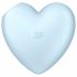 Satisfyer Cutie Heart - Akkubetriebener klitoraler Luftwellen-Vibrator (blau) 