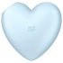 Satisfyer Cutie Heart - wiederaufladbarer Druckwellen-Klitorisstimulator (blau)