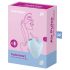 Satisfyer Cutie Heart - wiederaufladbarer Druckwellen-Klitorisstimulator (blau)