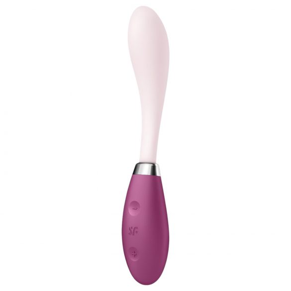 Satisfyer G-Spot Flex 3 - Wiederaufladbarer G-Punkt Vibrator (Pink-Bordeaux)