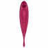 Satisfyer Twirling Pro - intelligenter 2in1 Klitorisvibrator (rot) 