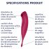 Satisfyer Twirling Pro - intelligenter 2in1 Klitorisvibrator (rot) 