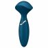 Satisfyer Mini Wand-er - aufladbarer, wasserdichter Massagevibrator (blau) 