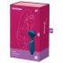 Satisfyer Mini Wand-er - aufladbarer, wasserdichter Massagevibrator (blau) 