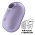 Satisfyer Pro To Go 2 - aufladbarer, luftwellenbetriebener Klitorisvibrator (violett) 