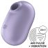 Satisfyer Pro To Go 2 - wiederaufladbarer, druckwellenvibrator für die Klitoris (violett)