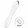 Satisfyer Dazzling Crystal 1 - 2-Enden Glasdildo (transparent)