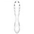 Satisfyer Dazzling Crystal 1 - 2-Enden Glasdildo (transparent)