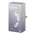 Satisfyer Double Crystal - Doppelseitiger Glasdildo (transparent)