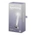 Satisfyer Sparkling Crystal - gerippter Glasdildo (transparent)