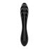 Satisfyer Dazzling Crystal 1 - Zweiseitiger Glasdildo (Schwarz) 