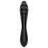 Satisfyer Dazzling Crystal 1 - Zweiseitiger Glasdildo (Schwarz) 