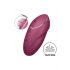 Satisfyer Tap & Climax 1 - 2in1 Vibrator und Klitoris Stimulator (Rot) 