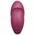 Satisfyer Tap & Climax 1 - 2in1 Vibrator und Klitorisstimulator (rot)