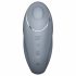 Satisfyer Tap & Climax 1 - 2in1 Vibrator und Klitoris-Stimulator (grau)