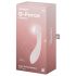 Satisfyer G-Force - wiederaufladbarer, wasserdichter G-Punkt-Vibrator (beige)