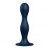 Satisfyer Double Ball-R - gewichteter Dildo mit Saugnapf (dunkelblau) 