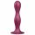 Satisfyer Double Ball-R - haftender gewichteter Dildo (rot)