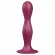 Satisfyer Double Ball-R - Standfuß beschwerte Dildo (rot) 