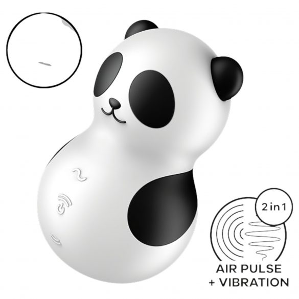 Satisfyer Pocket Panda - Druckwellen-Klitorisstimulator (schwarz)