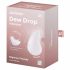 Satisfyer Dew Drop - Wiederaufladbarer wasserdichter Klitoris-Vibrator (weiß) 