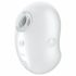 Satisfyer Cutie Ghost - Rechargeable Air Pulse Clitoral Stimulator (White) 