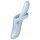 Satisfyer Heat Flex 4 - erhitzbarer Vibrator mit Klitorisarm (silber)