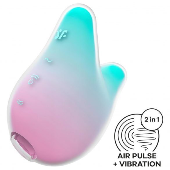 Satisfyer Mermaid Vibes - Luftwellen-Klitorisstimulator (Mint-Pink)