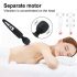 Mrow - akkubetriebener, wasserdichter Massage-Vibrator (Schwarz) 