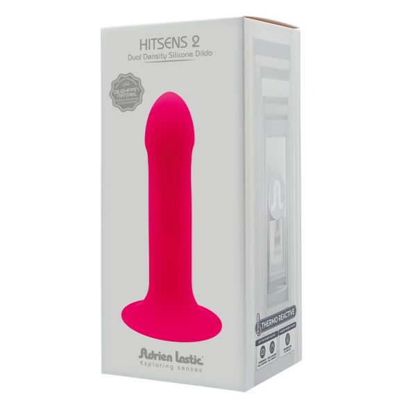 Hitsens 2 - formbarer, haftender, eicheliger Dildo (pink) 