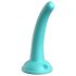 Dillio Curious Five - Saugfuß Silikon Dildo (15 cm) - Türkis