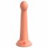 Dillio Secret Explorer - Saugnapf Spitze Silikondildo (17cm) - Orange 