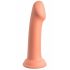 Dillio Big Hero - Saugnapf-Silikon-Dildo mit Eichel (17cm) - Orange 