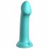 Dillio Big Hero - Saugnapf-Eichel Silikon Dildo (17cm) - Türkis 