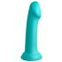 Dillio Big Hero - Saugnapf-Eichel Silikon Dildo (17cm) - Türkis 